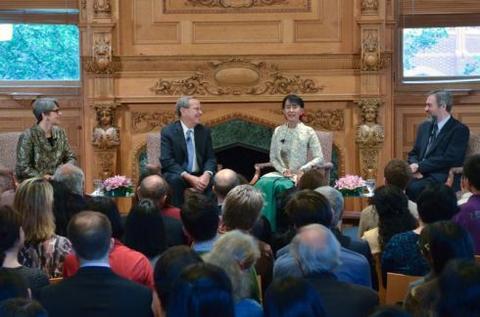Chubb Fellowship Discussion with President Levin and Aung San Suu Kyi