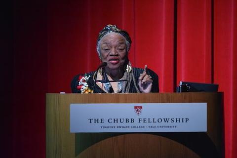 Faith Ringgold at Chubb Fellowship lecture