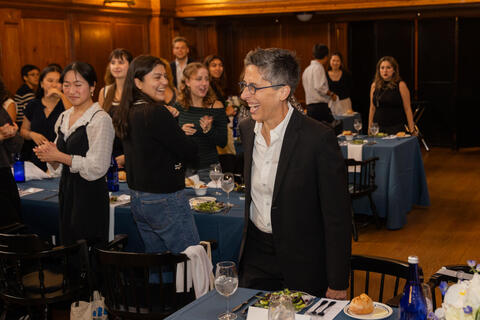 Student Dinner for 2024 Fall Chubb Fellow, Alison Bechdel