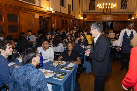 Student Dinner for 2024 Fall Chubb Fellow, Alison Bechdel