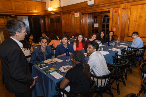 Student Dinner for 2024 Fall Chubb Fellow, Alison Bechdel