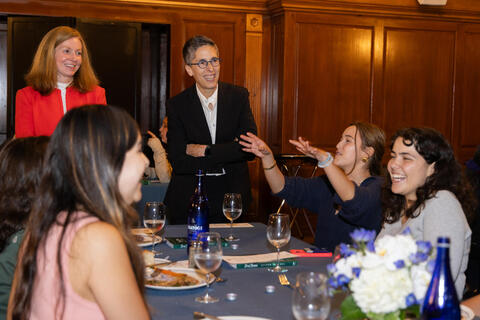 Student Dinner for 2024 Fall Chubb Fellow, Alison Bechdel