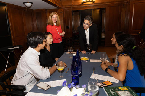 Student Dinner for 2024 Fall Chubb Fellow, Alison Bechdel